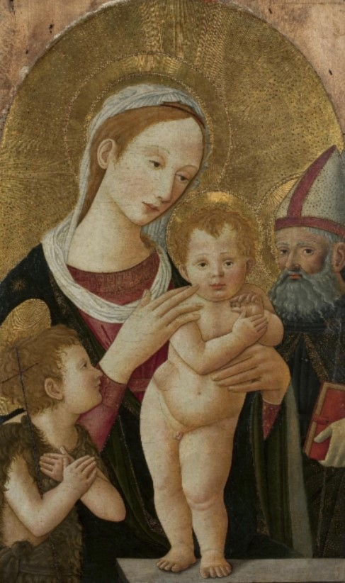 Madonna col Bambino con angeli e Sant'Agostino