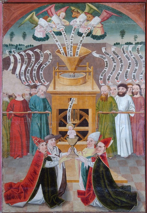 Il torchio mistico con gli Apostoli e i Dottori della Chiesa