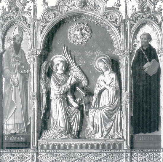 Annunciazione della Vergine con Agostino e Santi