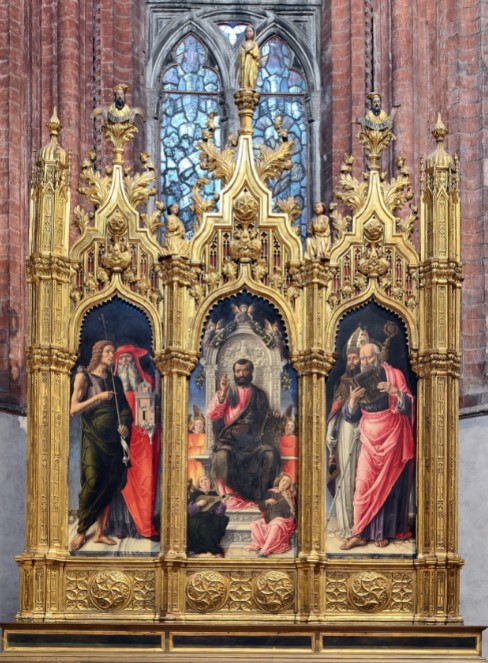 Trittico di san Marco nella Cappella Corner