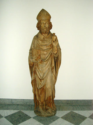 Sant'Agostino vescovo e cardioforo del maestro dell'Albertinum