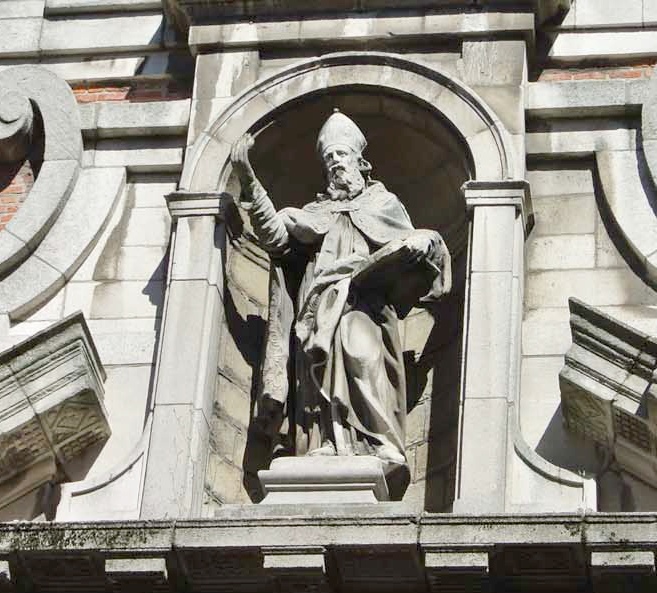 Agostino vescovo e Dottore della Chiesa ad Anversa, chiesa di sant'Agostino