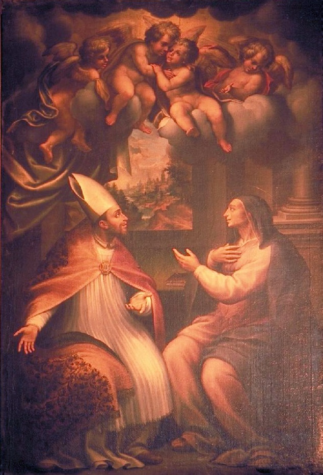 Sant'Agostino a colloquio con sua madre Monica