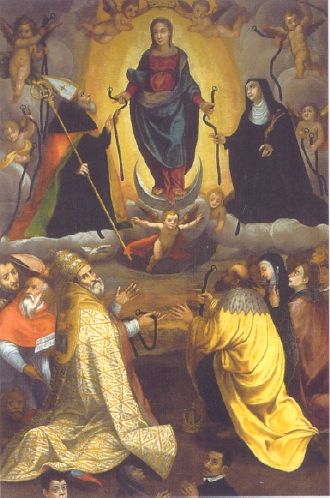 Madonna della Cintura con Agostino, Monica e altri santi