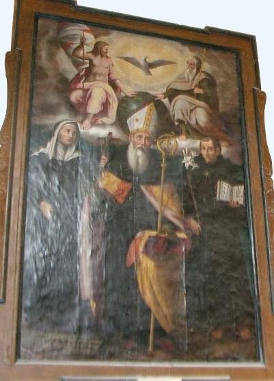 Agostino, Monica e san Nicola da Tolentino