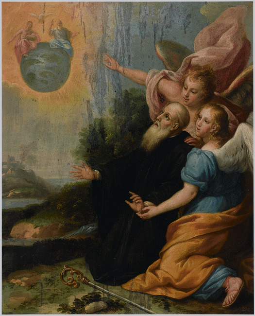 Sant'Agostino contempla la vera natura della Santissima Trinit in una visione