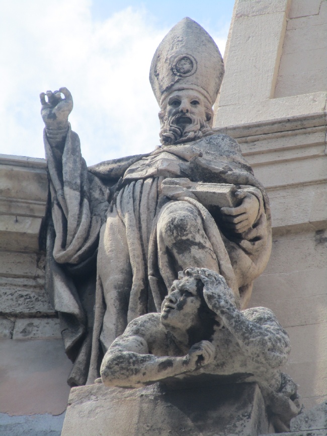 Sant'Agostino sconfigge gli eretici