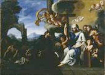 Sant'Agostino addita alla Religione il libro delle sue opere alla Gallaeria Palatina di Firenze