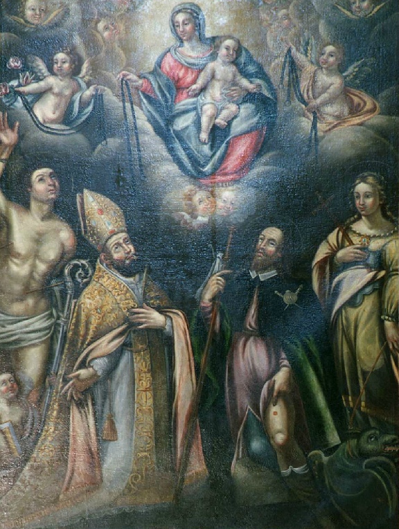 Madonna della cintola con San Sebastiano, Sant'Agostino, San Rocco e Santa Margherita d'Antiochia