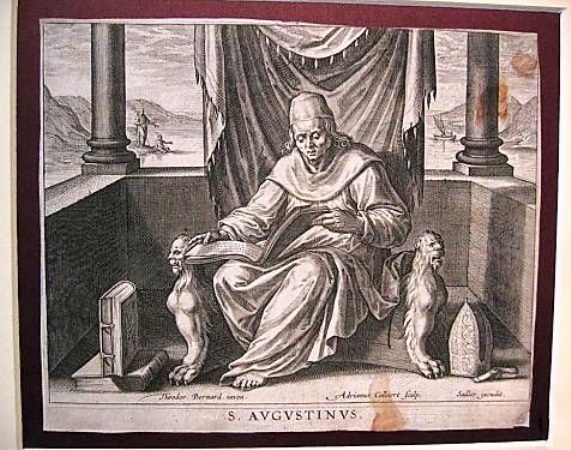 Sant'Agostino e il mistero della Trinit di Adrian Collaert