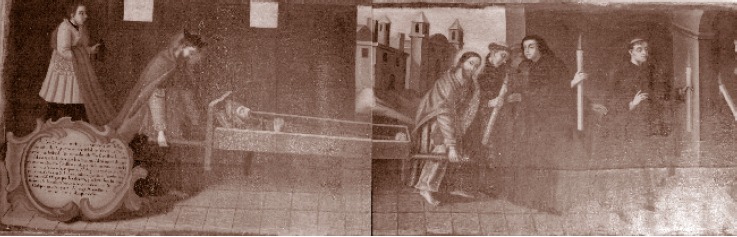 Sepoltura di un cavaliere di S. Agostino e S. Stefano