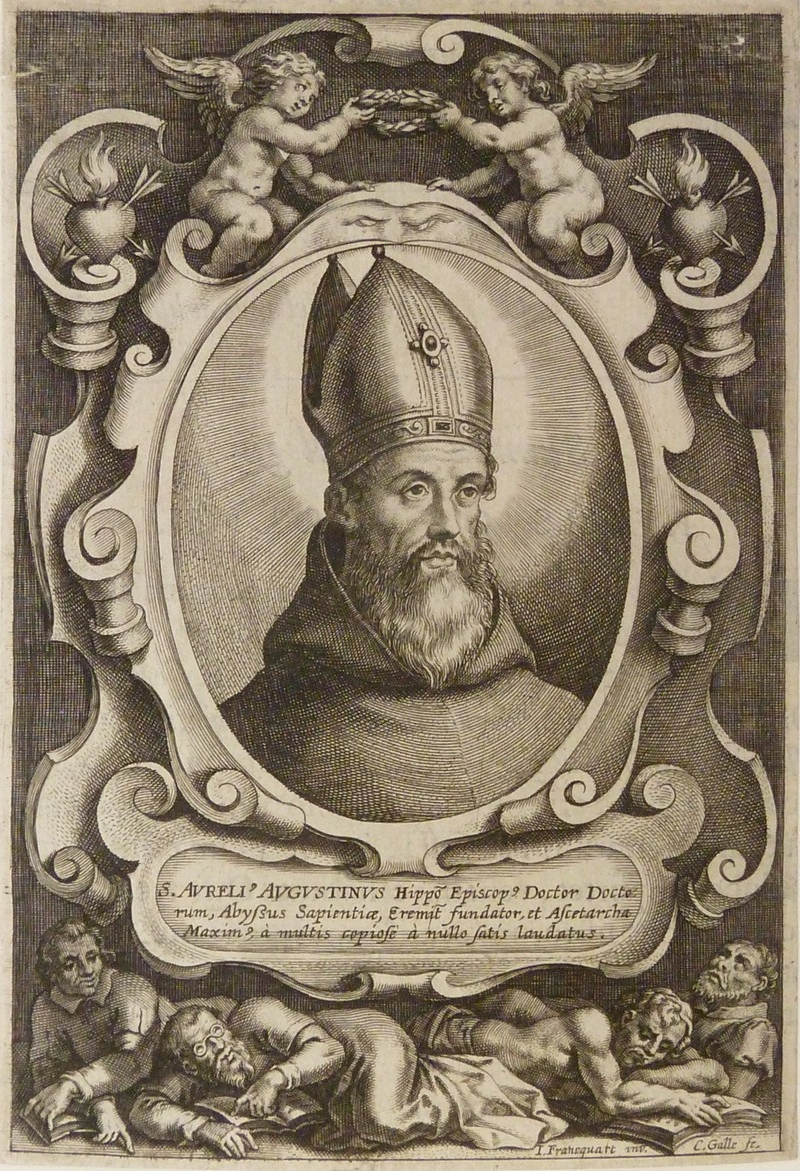 Agostino Dottore della Chiesa sconfigge gli eretici