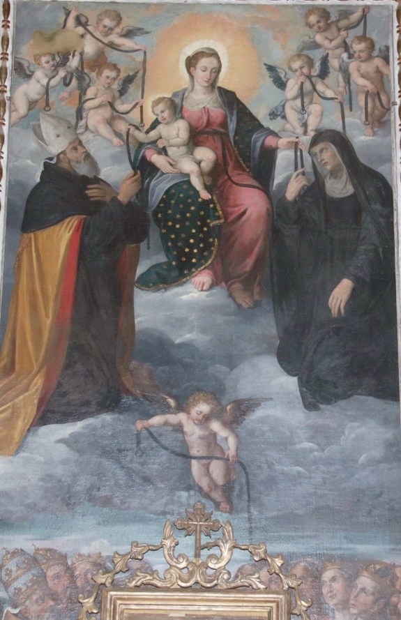 Madonna della cintura con Agostino e Monica