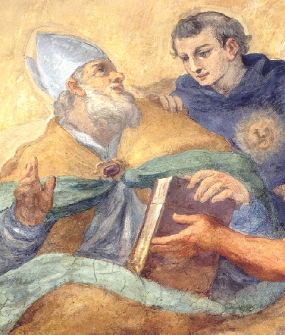 Visione di santa Rita con i santi Agostino, Nicola da Tolentino e Tommaso da Villanova