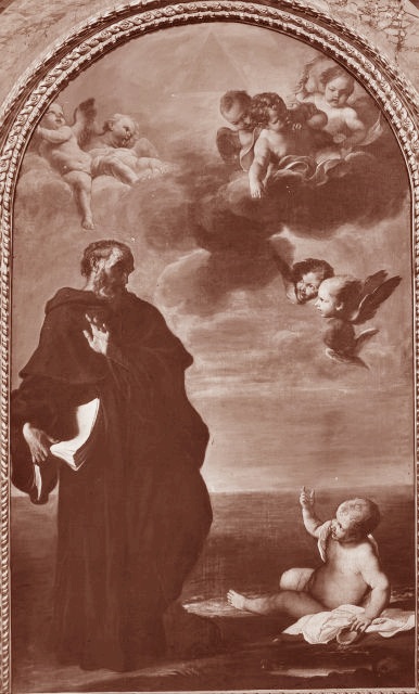Sant'Agostino e il Bambino sulla spiaggia