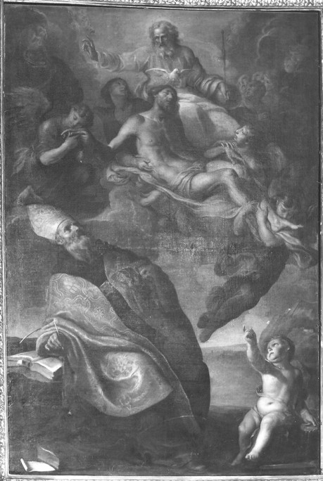 Sant'Agostino medita il mistero della Trinit