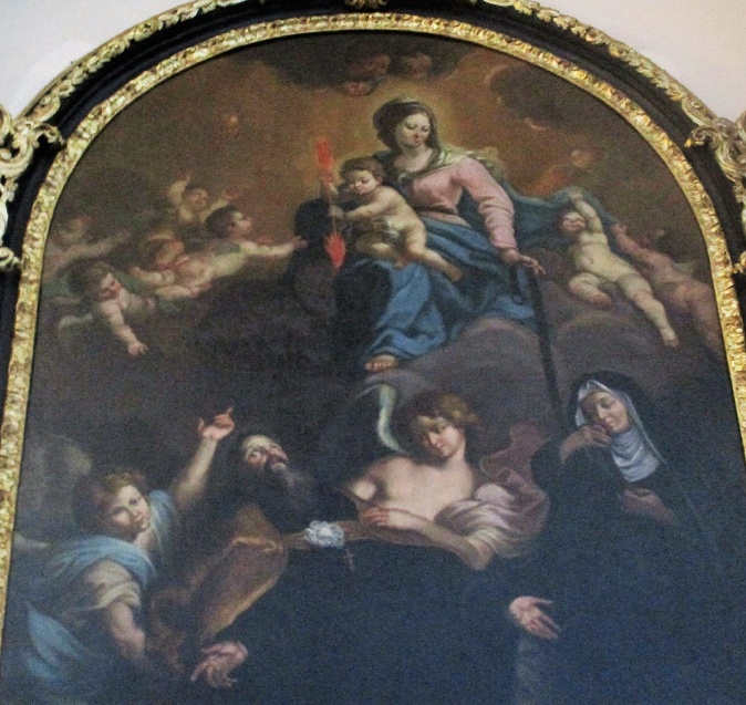 La Madonna della Cintura con i santi Agostino e Monica