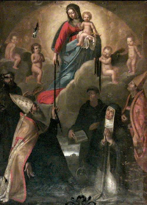 Madonna del cingolo con Sant'Agostino, Santa Monica e santi