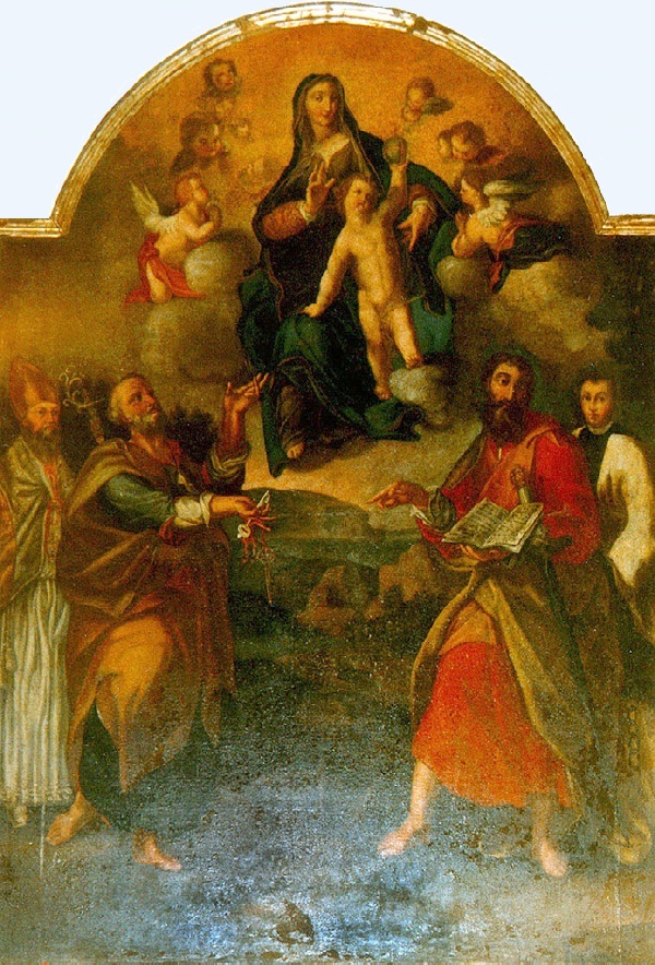 Madonna con Bambino e i santi Agostino, Pietro e Paolo