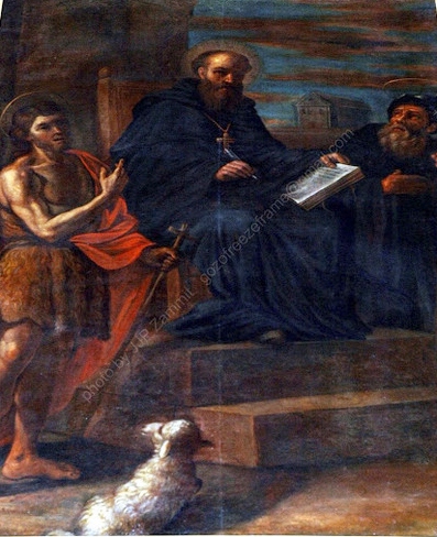 Sant'Agostino con San Giovanni Battista e Guglielmo d'Aquitania