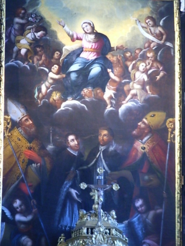 Assunzione della Vergine, con Agostino, Nicola e altri santi