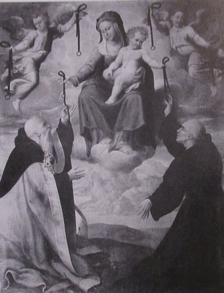 Madonna della cintura fra Agostino e Nicola da Tolentino