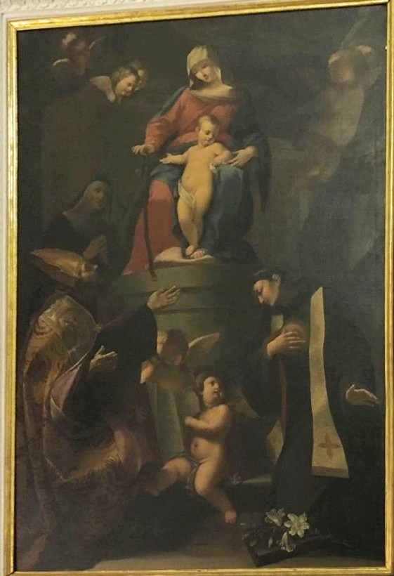 Madonna della cintura fra i santi Agostino, Nicola da Tolentino e Monica