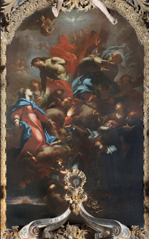 Santissima Trinit con la Vergine Maria, Sant'Agostino, San Tommaso di Villanova e santa Susanna