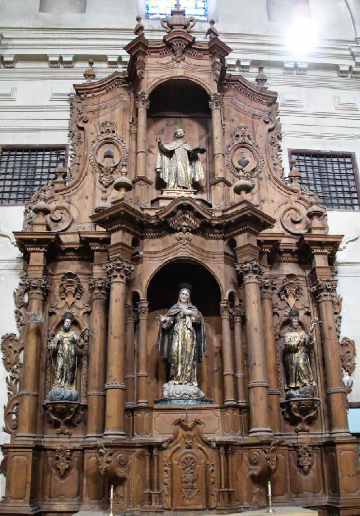 Il retablo di santa Monica