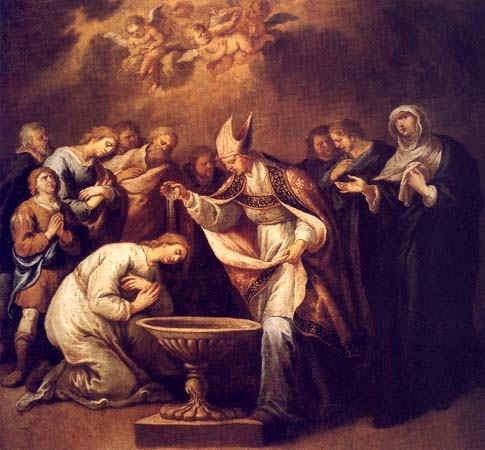 Battesimo di sant'Agostino di Bento Coelho da Silveira