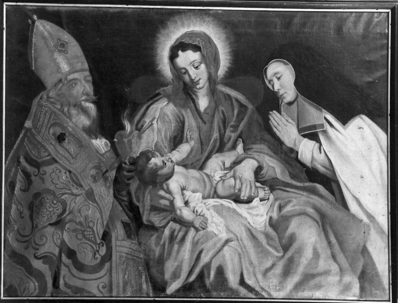 La Vergine e il Bambino con sant'Agostino e una suora agostiniana