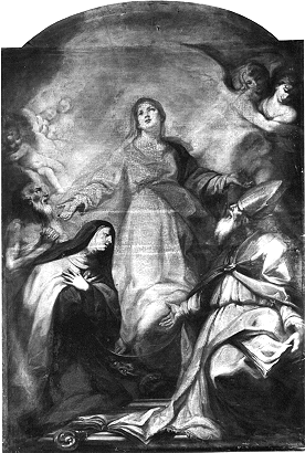 L'Immacolata con i santi Agostino, Gerolamo e Chiara