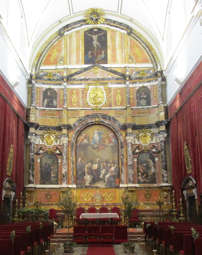 La pala d'altare della Cappella di san Gerolamo della Universit di Salamanca