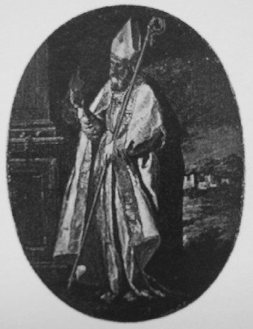 Agostino vescovo col cuore fiammante