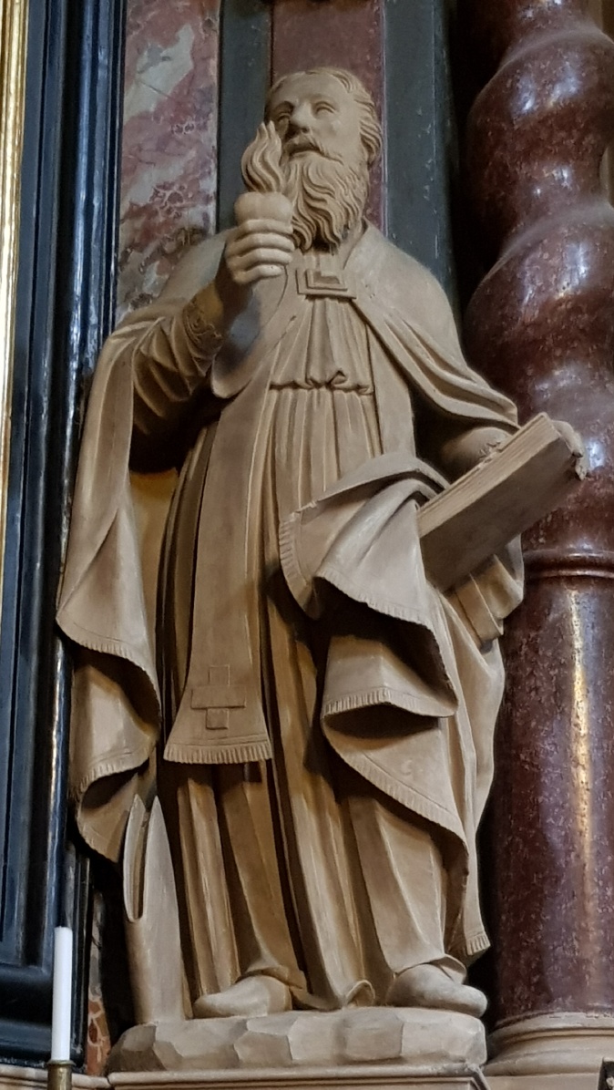 Sant'Agostino vescovo e cardioforo (foto di Italo Allegri)