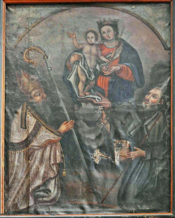 La Vergine col Bambino e i santi Agostino e Giacomo
