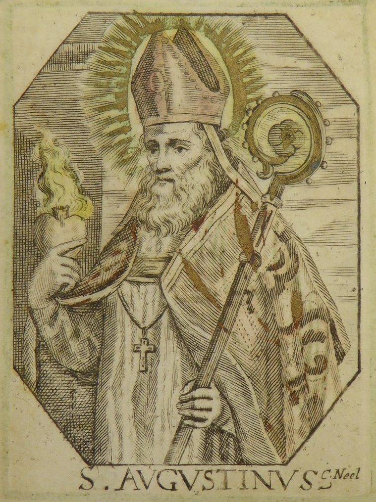 Sant'Agostino vescovo e cardioforo