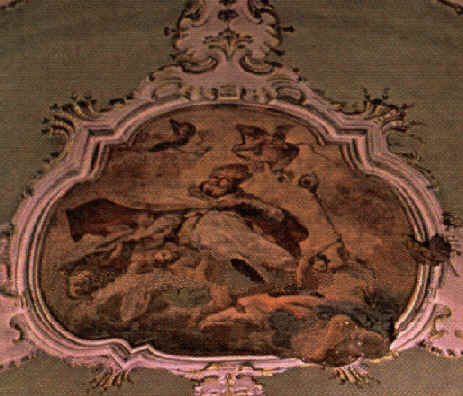 Sant'Agostino vescovo nella gloria di Orelli Giuseppe Antonio Felice a Locarno