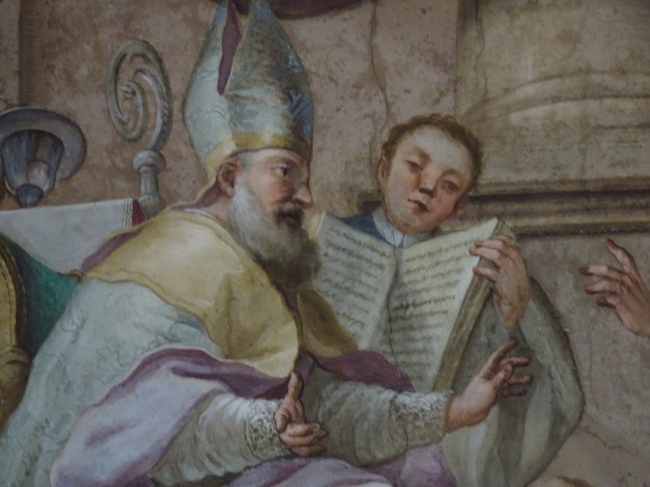Agostino ordinato sacerdote da Valerio