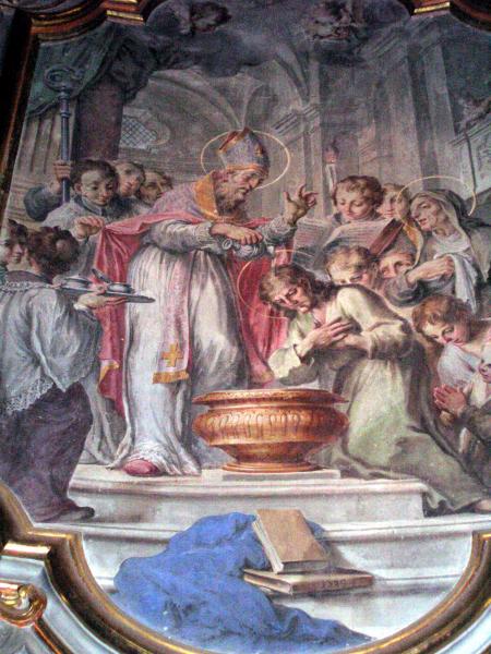 Sant'Ambrogio battezza sant'Agostino