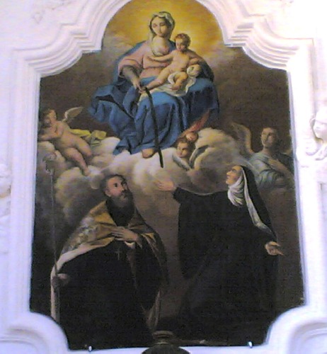 La Madonna della Cintura con Agostino e santa Monica