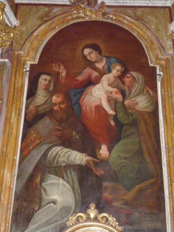Madonna della Cintura con Agostino, Monica e una santa - foto di Francesco Cossu