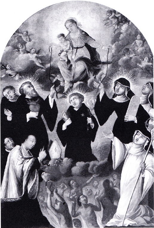 Madonna della Cintura con i patroni e fondatori della Arciconfraternita di Maria Consolatrice