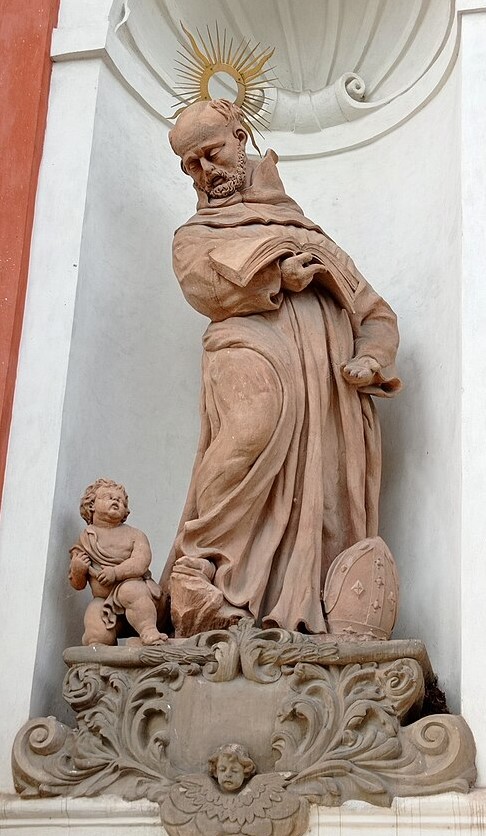 Agostino e il bambino sulla spiaggia