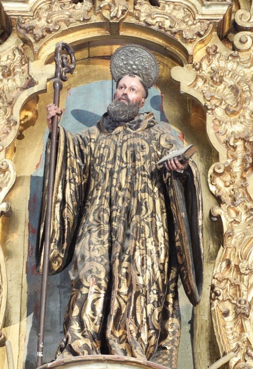 Agostino vescovo e Dottore della Chiesa a Siviglia nella chiesa di san Nicola di Bari