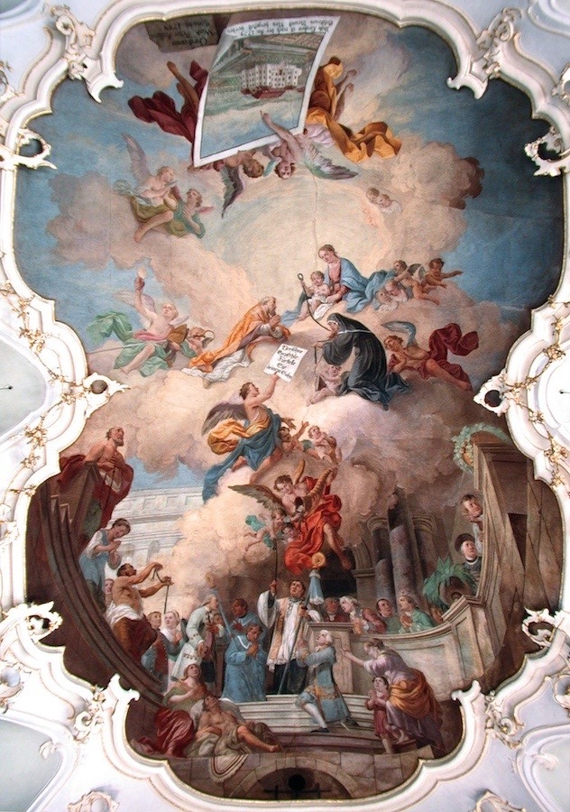 Madonna della Cintura con i santi Agostino, Monica e la Confraternita di Haag