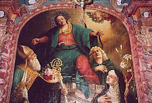 Madonna della Cintura, con Agostino e Monica