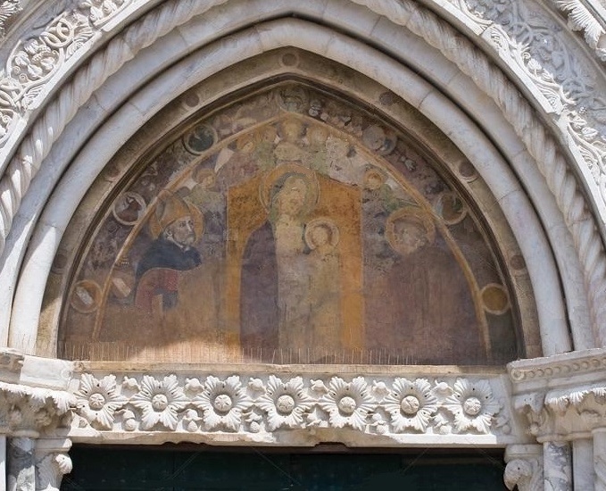 Madonna col Bambino tra i santi Agostino e Nicola da Tolentino