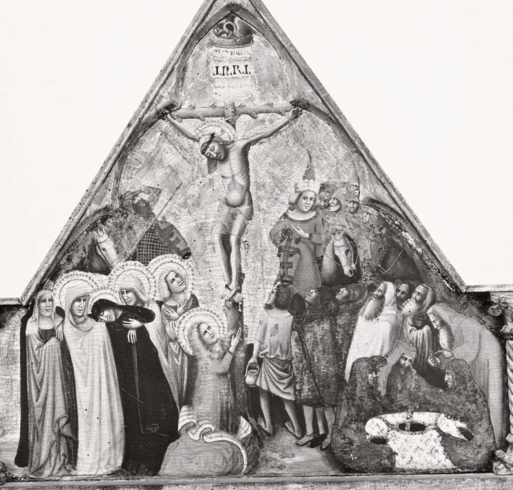 Crocifissione di Cristo con i santi Giacomo Maggiore, Bartolomeo, Agostino, Stefano