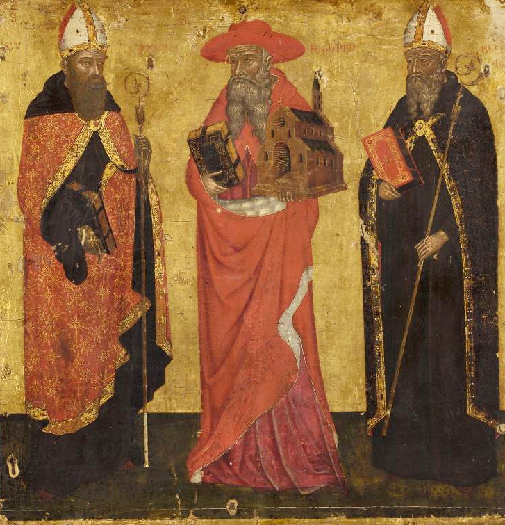 Sant'Agostino, San Girolamo e San Benedetto